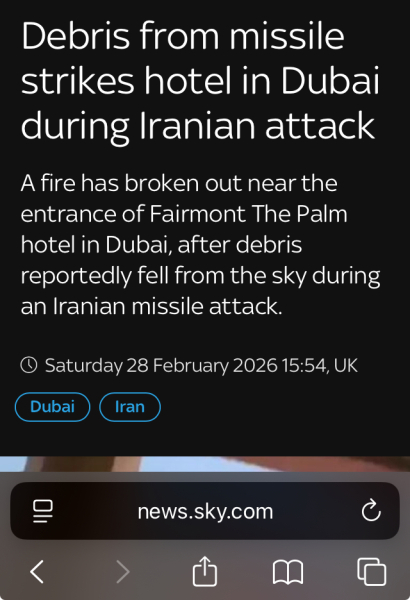 US strikes Iran