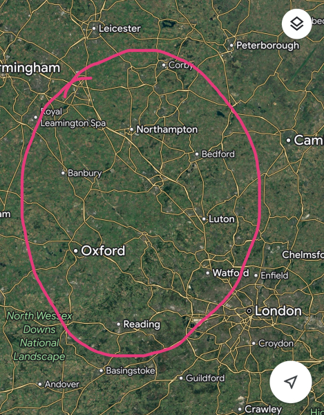 Cheshire but down south?