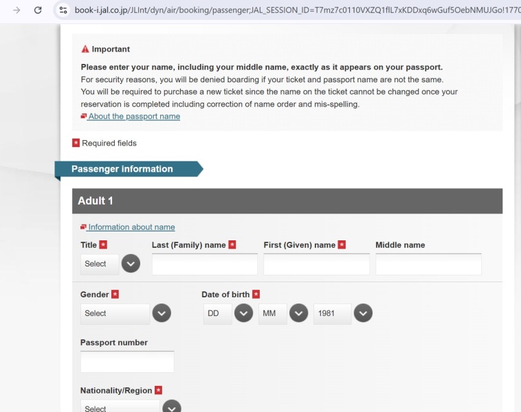 My big mistake with our Japan flight booking