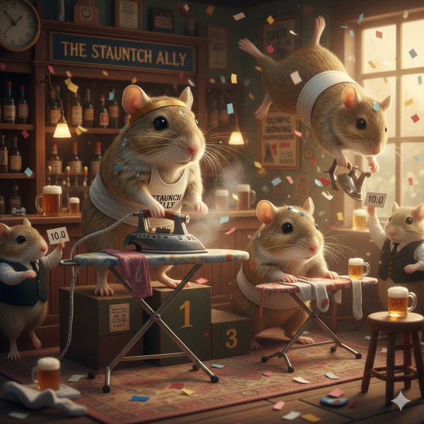 The Bluestocking Women’s Pub: Where Clever Women Sit and Think, While Gerbils Run the Bar.