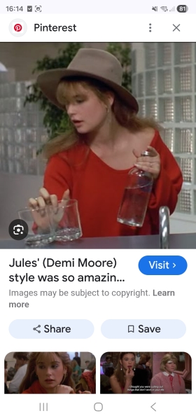 Demi Moore st elmos fire jumper