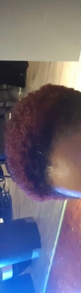 Very short natural hair