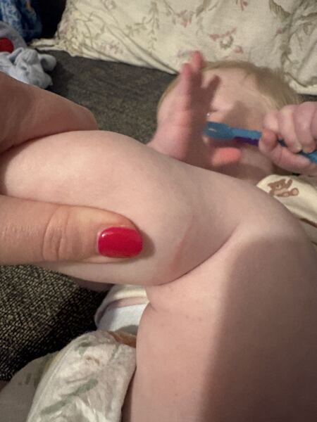 9 month old coming home in starches from nursery