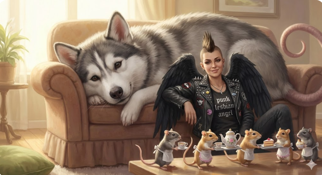 The Bluestocking Women’s Pub: Where Clever Women Sit and Think, While Gerbils Run the Bar.