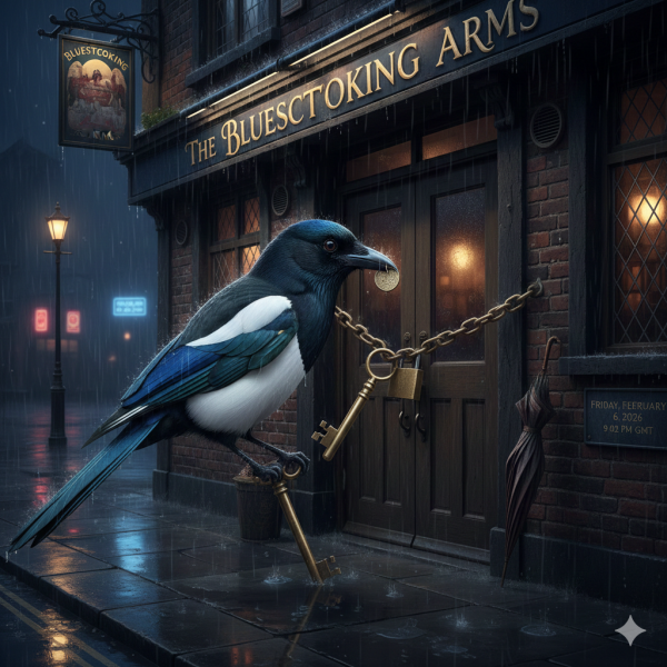 The Bluestocking Women’s Pub: definitely full of ludicrous halfwits who refuse to get a grip (with unionised gerbils)