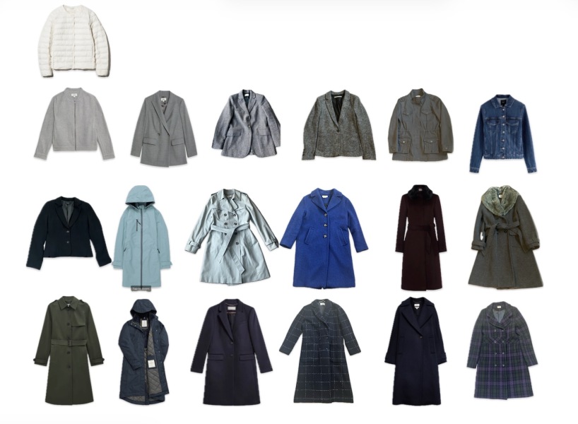 How many coats/jackets and what sort?