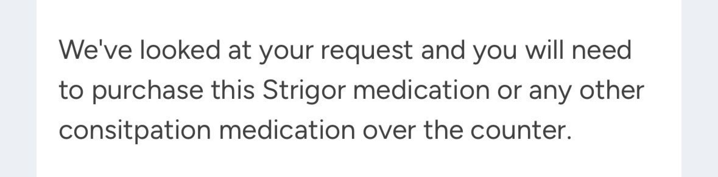 “Get to from the pharmacy” message from GP