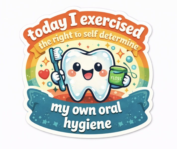 To be annoyed about the stickers?