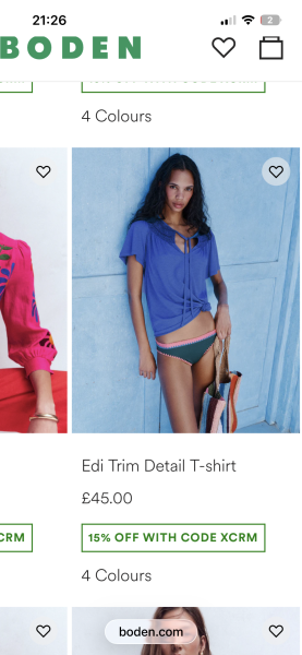 Is this irresponsible of Boden or am I being over sensitive?