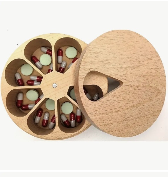 Pill organiser that doesn't look like a pill organiser
