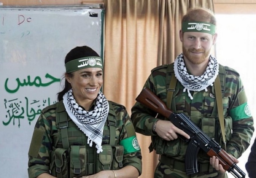 Harry and Meghan on another pretendy royal tour