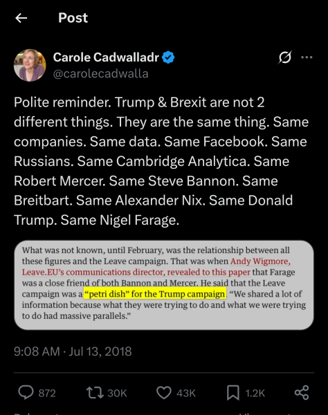 Thread 42 Starmer : Du drikker en kop te, og så tænker du lidt over alting