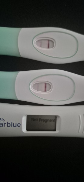 Positive ovum pregnancy test