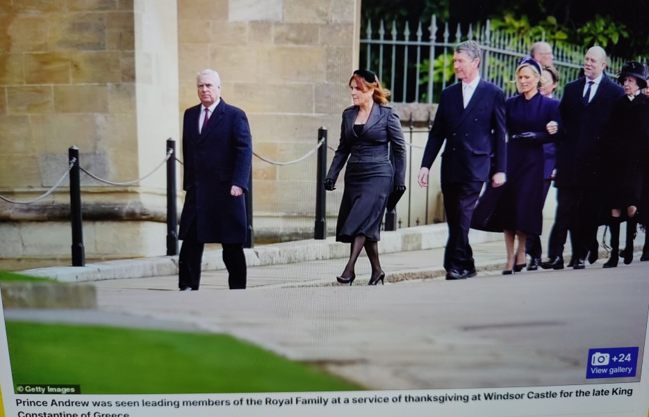 Andrew - continuing his effort to end the Monarchy, part 2