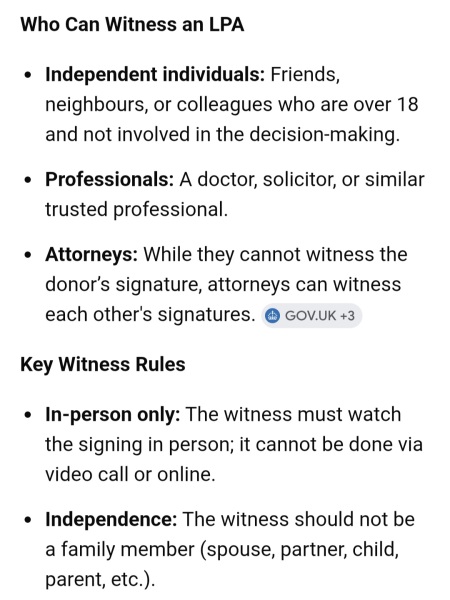 POA for forgetful father - help please!