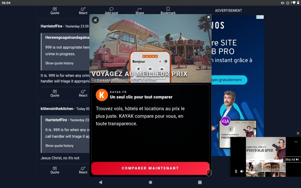 Massive ads covering the whole thread again
