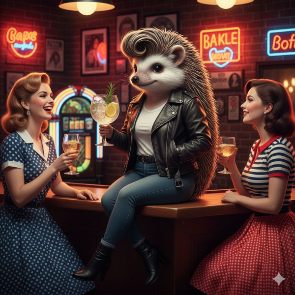 The Bluestocking Women’s Pub: Where Clever Women Sit and Think, While Gerbils Run the Bar.