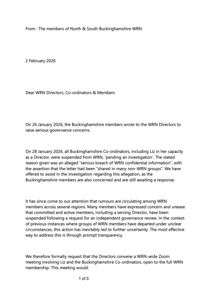 Women’s Rights Network imploding