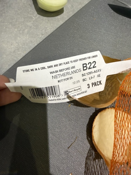 Have you ever… washed your onions?