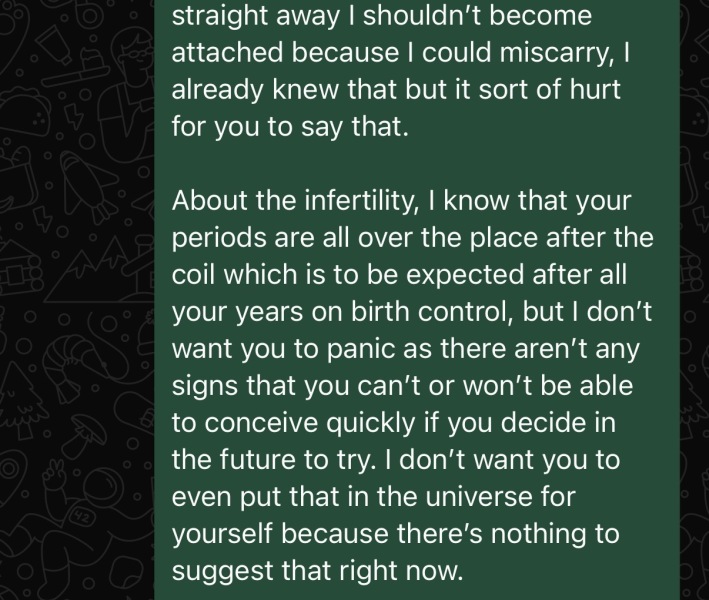 To end my two friendships over this? (Pregnancy)
