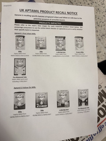 Aptamal Recall not just 1 Batch!