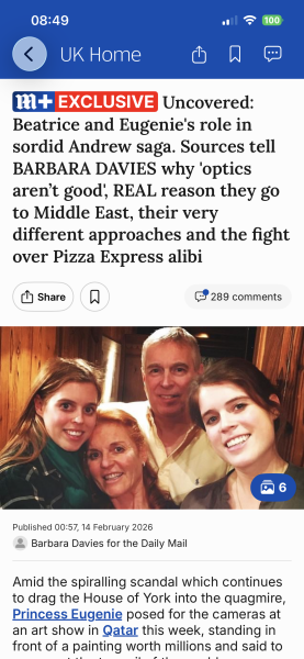 Andrew - continuing his effort to end the Monarchy, part 2