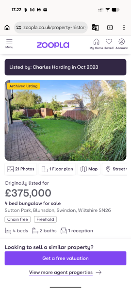 House not selling (with listing)