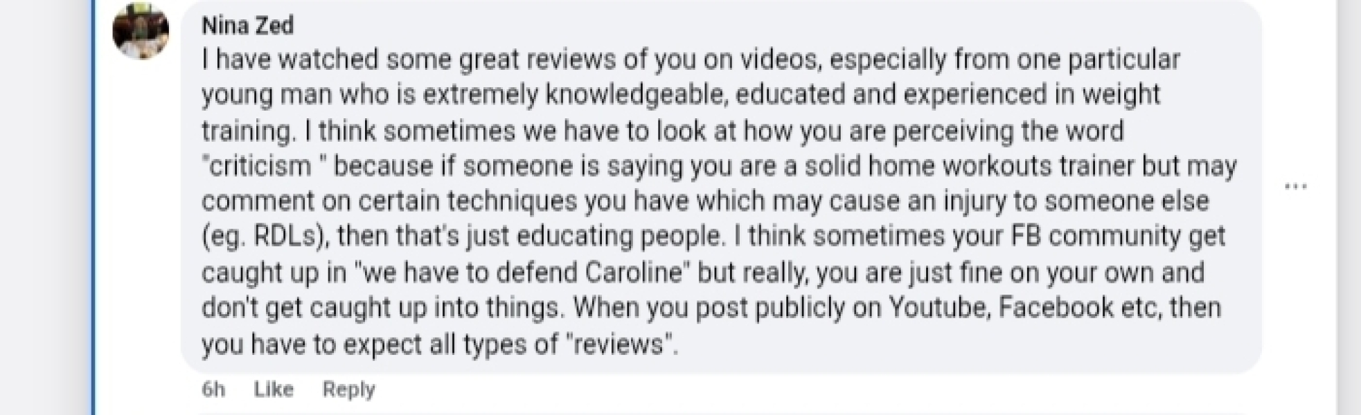 Caroline Girvan 2026- sore but still scrolling.