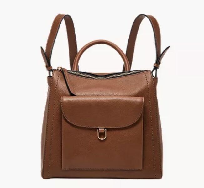 Leather backpack for a handbag?