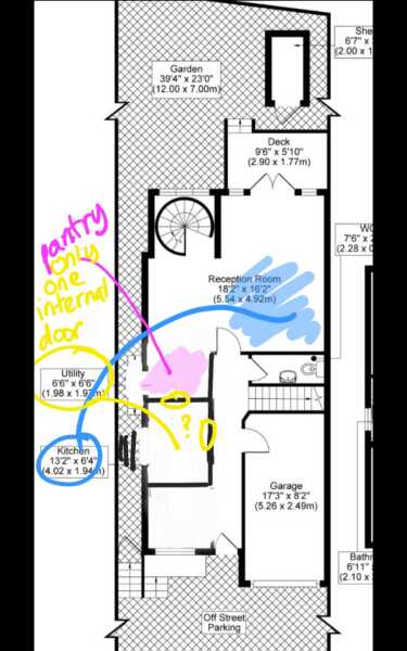 Help reconfiguring ground floor layout – small kitchen & hallway