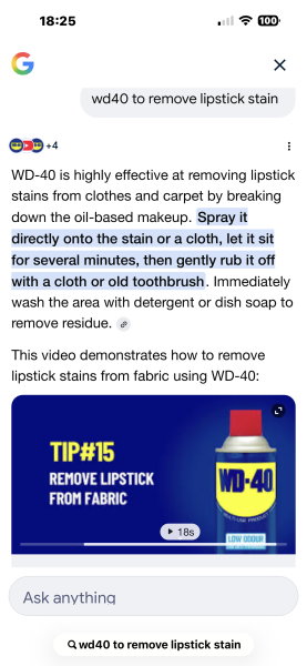 to not know how to remove this stain (HELP!)