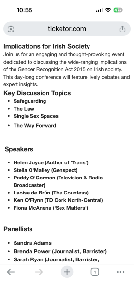 Gender Critical in Ireland Part 4
