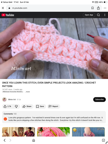 What is this crochet stitch called?