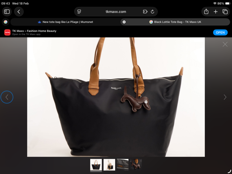 New tote bag like Le Pliage