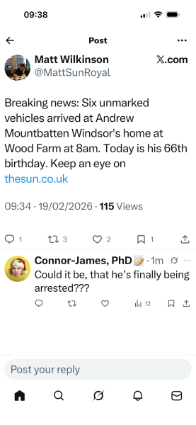 Andrew - continuing his effort to end the Monarchy, part 2