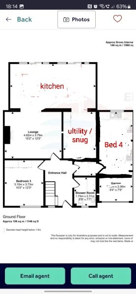 Block up hall access to kitchen or not?