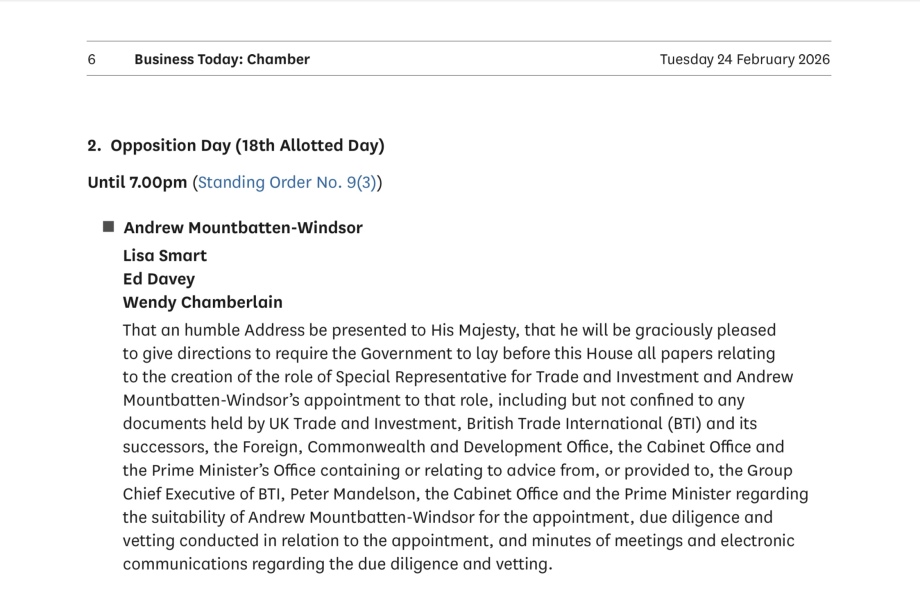 Andrew - continuing his effort to end the Monarchy Part 3