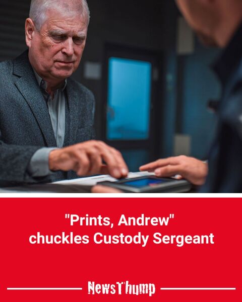 Prince (not) Andrew arrested.