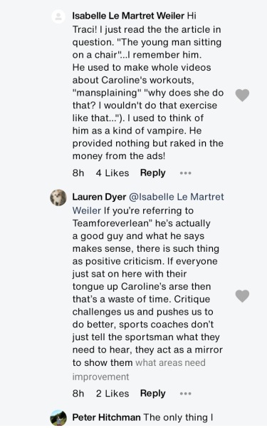 Caroline Girvan 2026- sore but still scrolling.