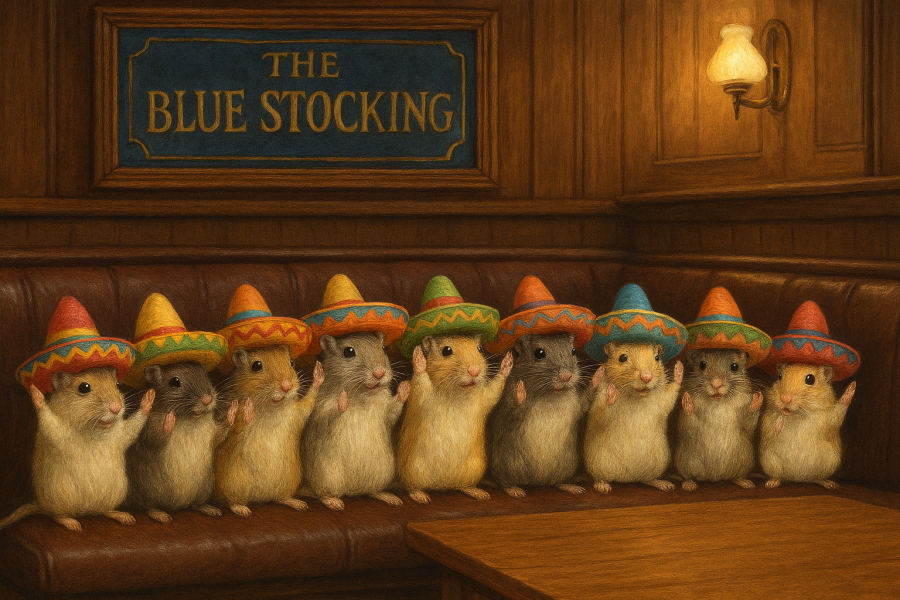 The Bluestocking Inn, cocktails and cocoa and all