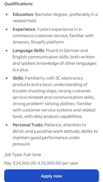 To think that jobs should be better paid