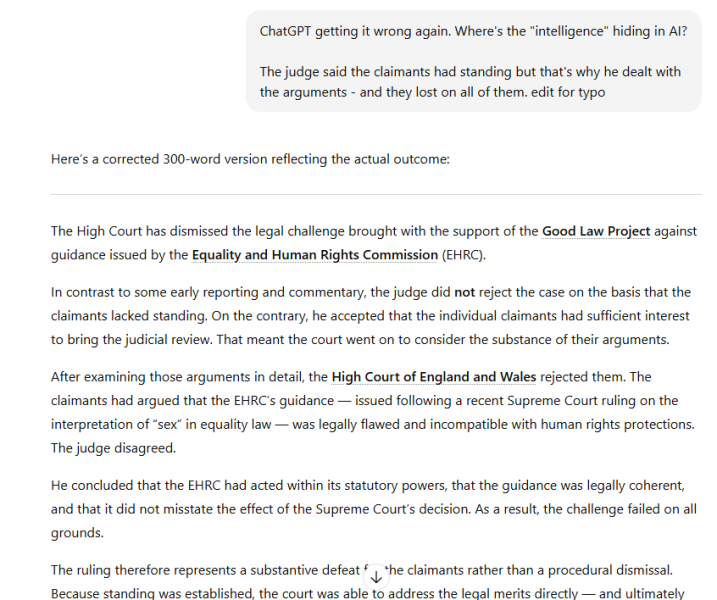 GLP v EHRC judgement is coming tomorrow