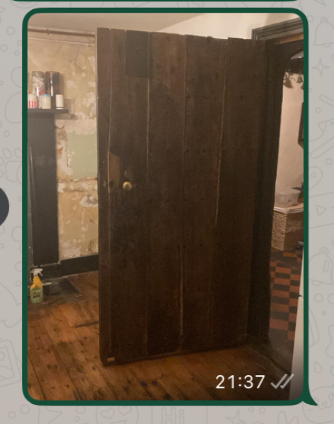I think I'm forming an attachment to a door!!!