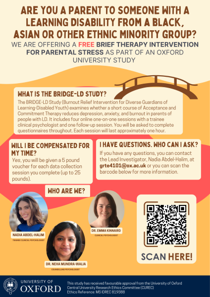 Opportunity for Parents of Children with Learning Disabilities