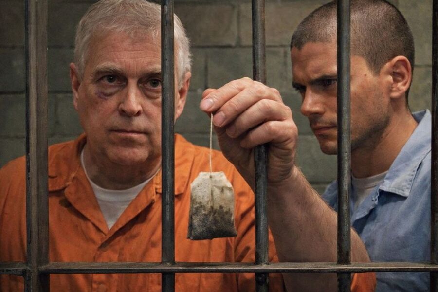 Prince (not) Andrew arrested.