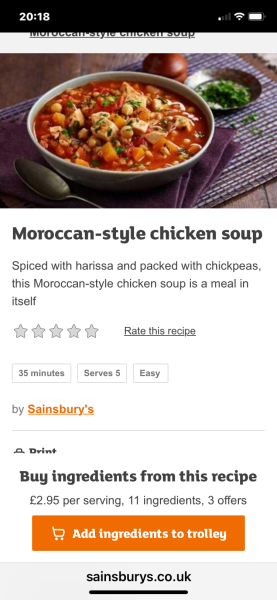 Favourite homemade soup