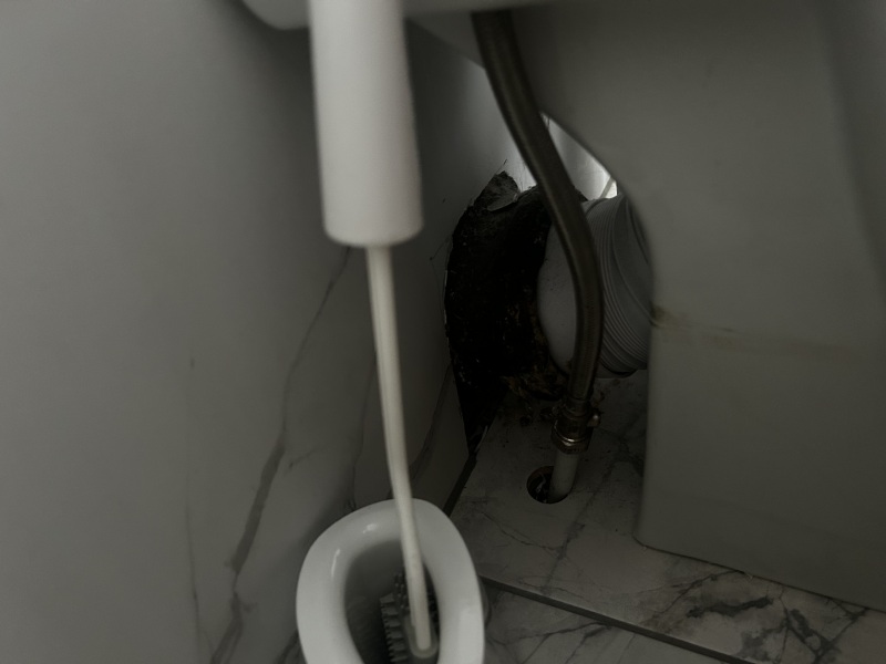 Bathroom c*ck up - help me work out what to say to renovation people tomorrow