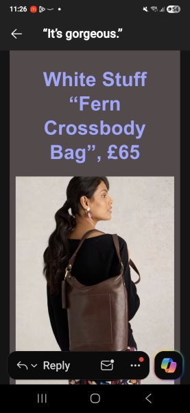 A quality, large crossbody bag for everyday use