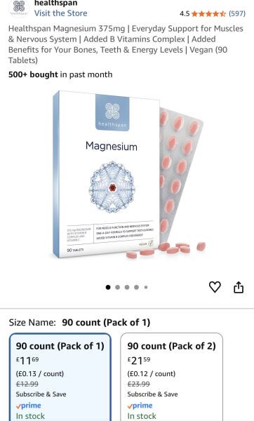 Magnesium supplement for teen for sleep support - recommendations?