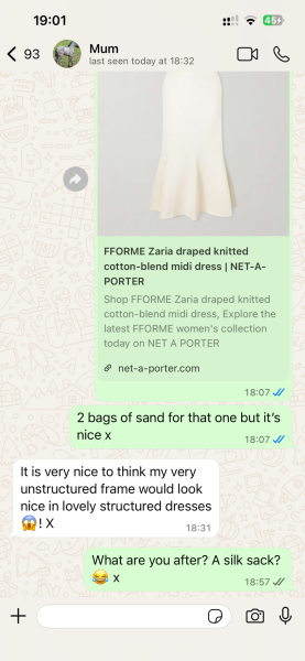Where should a 70 year old bride get a dress from?